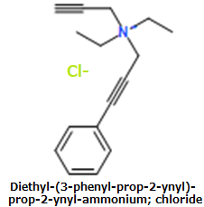 CAS#Diethyl-(3-phenyl-prop-2-ynyl)-prop-2-ynyl-ammonium; chloride